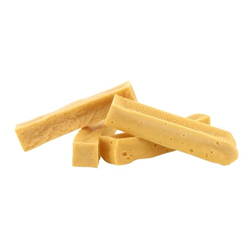 Kauies luftiger Kaukäse - 100% natürliche Käsestange für Hunde aus Kuhmilch, proteinreich, laktosefrei, glutenfrei, ideal für Welpen & Senioren, Made in Germany, Größe XS (4 x 25g) bis 4kg von Kauies
