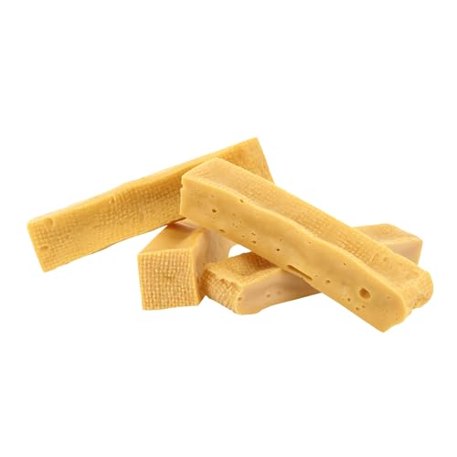 Kauies luftiger Kaukäse - 100% natürliche Käsestange für Hunde aus frischer Kuhmilch, proteinreich, laktosefrei, glutenfrei, Zahnpflege, Handmade in Germany - Größe S (4 x 35g) Kauies von Kauies
