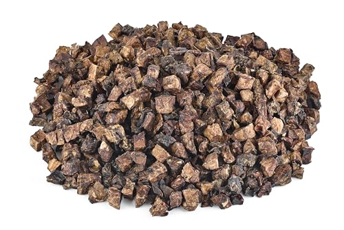 Kaureks Natur Hundeleckerlies, Rinderlunge 500g, Rinderlunge Würfel, Kausnack, Hundefutter, Kauartikel von Kaureks Natur Hundeleckerlies