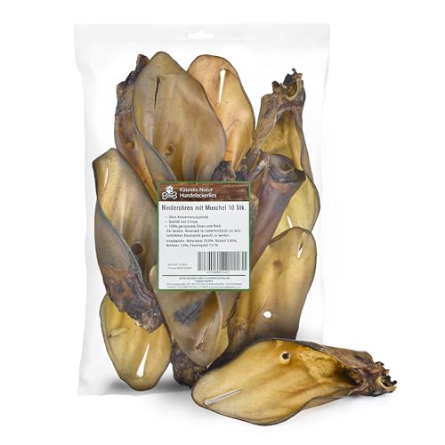 Kaureks Natur Hundeleckerlies, Rinderohren mit Muschel 10 STK. Kausnack, wie Rinderkopfhaut, Rinderohren Kaureks Natur Hundeleckerlies, Rinderohren mit Muschel 10 STK. Kausnack, wie Rinderkopfhaut, Rinderohren von Kaureks Natur Hundeleckerlies