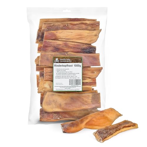 Kaureks Natur Hundeleckerlies Rinderkopfhaut Premium 1000g ca. 15 cm Kopfhaut mit Fleischstücken für Hunde, wie Rinderknochen Kaureks Natur Hundeleckerlies Rinderkopfhaut Premium 1000g ca. 15 cm Kopfhaut mit Fleischstücken für Hunde, wie Rinderknochen von Kaureks Natur Hundeleckerlies