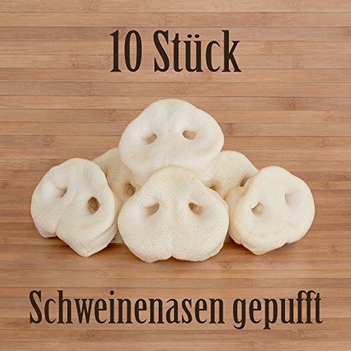10 Stück Schweinenasen gepufft mit Honig gepuffte Honignasen - wie Schweineohren Kausnack 10 Stück Schweinenasen gepufft mit Honig gepuffte Honignasen - wie Schweineohren Kausnack von Kauzeit