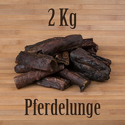2 Kg Pferdelunge wie Rinderlunge Rinderpansen Allergiefutter Kausnack Kauartikel von Kauzeit