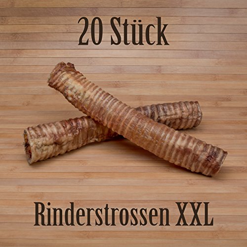 20 Stück Rinderstrossen 30cm Rinderluftröhren Kausnack Kauartikel - wie Pferdestrossen Dörrfleisch 20 Stück Rinderstrossen 30cm Rinderluftröhren Kausnack Kauartikel - wie Pferdestrossen Dörrfleisch von Kauzeit