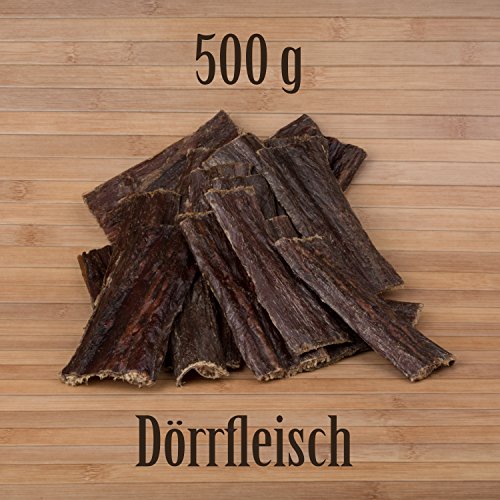 500g Dörrfleisch Rinderdörrfleisch Rinderschlund Schlund Kauartikel Kausnack von Kauzeit