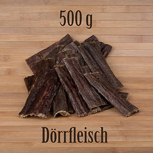 500g Dörrfleisch Rinderdörrfleisch Rinderschlund Schlund Kauartikel Kausnack von Jlwiy