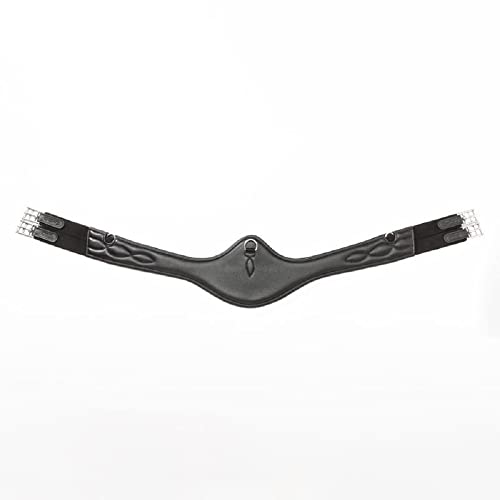 Kavalkade Softleder Langgurt Casper mit Elast (120 cm, schwarz) von Kavalkade
