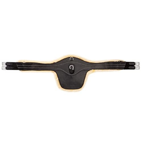 Kavalkade Stollenschutzgurt Excellence mit austauschbarem Lammfell (145 cm, schwarz) von Kavalkade