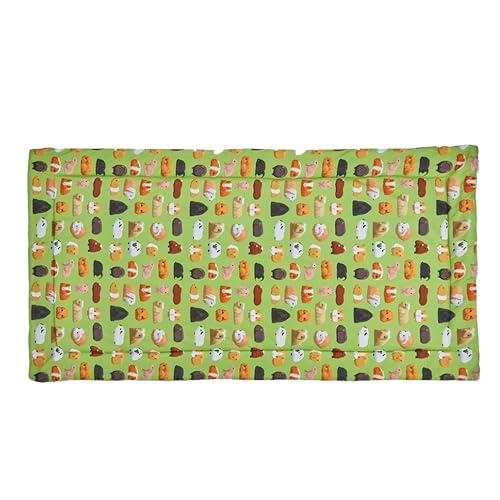 Kavee Fleece-Einsatz für Meerschweinchen (5 x 2/Piggy Mania), preisgekrönte, dicke 'n' Plüsch-Meerschweinchen-Bettwäsche, maschinenwaschbar, weich und sicher mit geruchsabsorbierenden Schichten, ein von Kavee