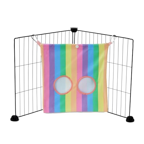 Kavee Heusack für Meerschweinchen (Regenbogen), Meerschweinchen-Heusack, ein unverzichtbares Accessoire, um Heu frisch zu halten und den Käfig Ihres geliebten Haustieres sauber zu halten, aus von Kavee
