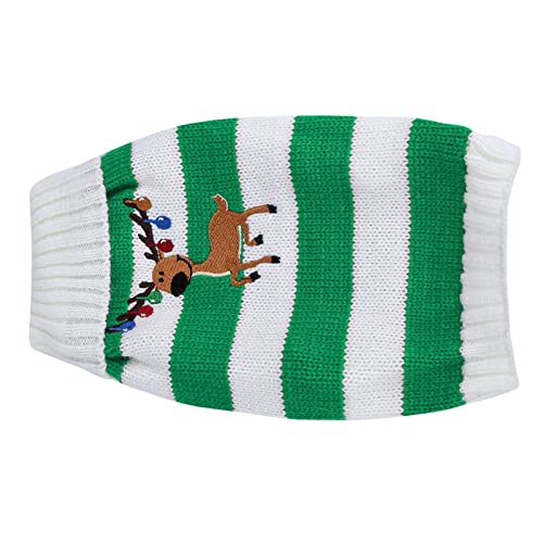 Haustier-Warmer Pullover, Niedliche Streifenkleidung, Katze, Hund, Wintermantel, Giraffenmuster, Weich, Bequem, Hund, Welpe, Katze, Kleine Tiere, XS, S, M, (S) von Kavolet