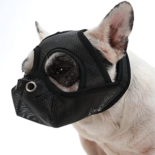 Kavolet Maulkorb für Hunde, weich, verstellbar, atmungsaktives Netz, für Hunde mit kurzer Schnauze, verhindert Bellen Kavolet Maulkorb für Hunde, weich, verstellbar, atmungsaktives Netz, für Hunde mit kurzer Schnauze, verhindert Bellen von Kavolet