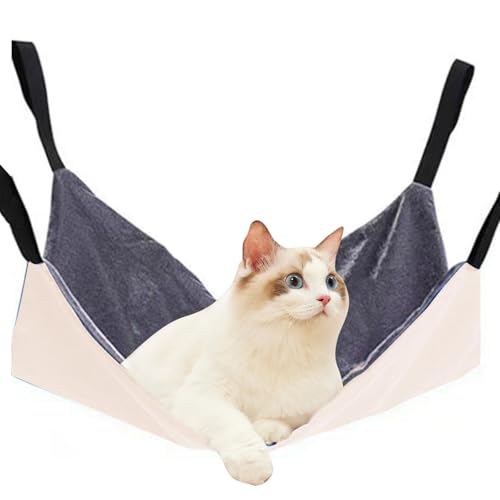 Katzenhängematte, Hängende Haustier Hängematte, Küchenstuhl Katze Hängematte, Verstellbarer Doppelseitiges Katzenschwung, Für Kätzchen, Frettchen, Welpen, Kaninchen Katzenhängematte, Hängende Haustier Hängematte, Küchenstuhl Katze Hängematte, Verstellbarer Doppelseitiges Katzenschwung, Für Kätzchen, Frettchen, Welpen, Kaninchen von Kaxenig