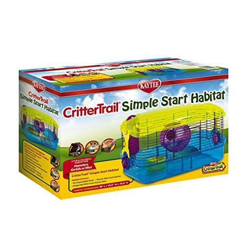 Kaytee Crittertrail Easy Start Habitat, Blau, 40,6 x 26,7 x 26,7 cm von Kaytee