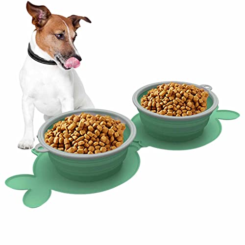 Hundenapf Slow Feeder - Hundefutter- und Wassernapf | Futternäpfe für Hunde, langsame Futternapf mit Wasser und Futternäpfen zum Füttern von kleinen, mittelgroßen, großen Hunden und Katzen, Kazuko von Kazuko