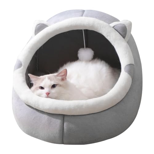Katzennestbett | Bequemes Katzenschlafhaus für den Innenbereich - Weiches und bequemes Haustier-Katzenschlafzubehör für Katzen für Flur, Garten Kazuko von Kazuko