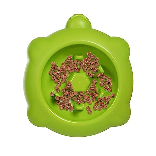 Langsamer Futternapf für Hunde - Langsamer Fressnapf für Welpen - Anti-Chocking Slower Feeding Dog Puzzle Bowl, Interactive Bloat Stop Dog Food Bowl Dishes Non-Slide Lick Treat Bowl Turtle Kazuko von Kazuko