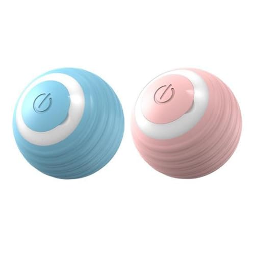 Kcvzitrds 2-teiliges elektrisches Ball-Set für intelligente, automatische Kugellager, für interaktives Training von Kätzchen, Auto-Mobiles von Kcvzitrds