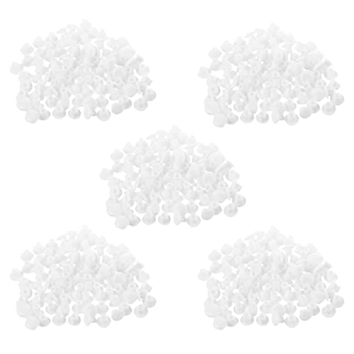 Kcvzitrds 500 Stück Dekoration für Möbel, 5 mm, Lochabdeckung aus Kunststoff, weiß von Kcvzitrds