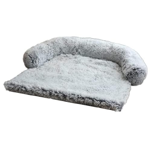 Kcvzitrds Hundebett, Weiche Plüsch-Hundematte für Sofa, Couch, Haustier-Möbelschutz mit Waschbarem Bezug, Deckenkissen, Hundehütte B, Langlebig, Einfache Installation, Einfach zu Bedienen von Kcvzitrds