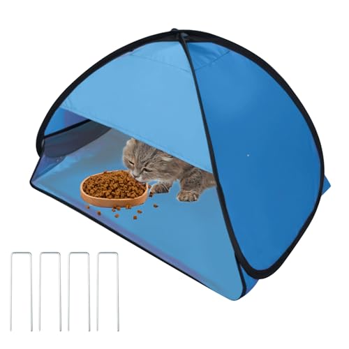 Katzenhaus im Freien 80x50x55 cm Katzenhöhle Katzenzelt Futterstation für Katzen im Freien Faltbare Wasserdicht Wetterfester Haustierhaus Tierheim für Streuner Haustiere Katzenhaus im Freien 80x50x55 cm Katzenhöhle Katzenzelt Futterstation für Katzen im Freien Faltbare Wasserdicht Wetterfester Haustierhaus Tierheim für Streuner Haustiere von KeaJuidy
