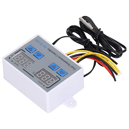 Keenso Dual Digital Temperatur Controller Effizienter Heizkühlungsthermostatschalter 10K -Sensor für den Heimgebrauch Keenso Dual Digital Temperatur Controller Effizienter Heizkühlungsthermostatschalter 10K -Sensor für den Heimgebrauch von Keenso