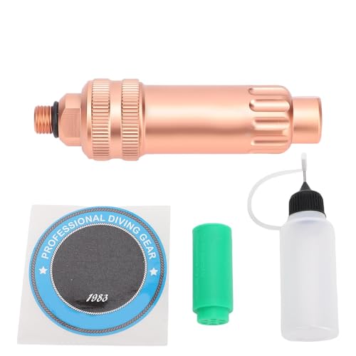 Keenso Tauchzylinderfilter, Tragbarer Submersible Respirator Filter Feuchtigkeitszubehör für Unterwasserabenteuer (Roségold) von Keenso
