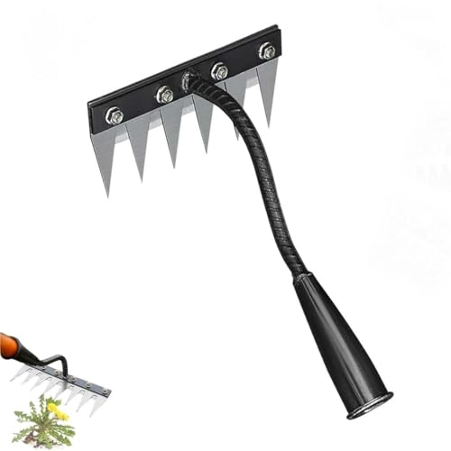 Iron Rake 2.0 - Iron Rake for Gardening and Weeding,Ironrake The Heavy-Duty Iron Weeding Rakes,Unkrautjäter,Gartenarbeit Hand Unkrautstecher,Gartenwerkzeug Unkraut Entferner Gerät für Garten (6Teeth) Iron Rake 2.0 - Iron Rake for Gardening and Weeding,Ironrake The Heavy-Duty Iron Weeding Rakes,Unkrautjäter,Gartenarbeit Hand Unkrautstecher,Gartenwerkzeug Unkraut Entferner Gerät für Garten (6Teeth) von Keeplus