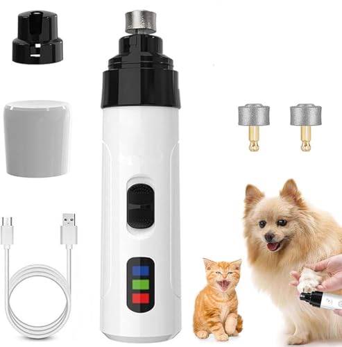 Keeplus Dr Pfoten - KrallenSchleifer Pro Salon - Stressfreie Krallenpflege für Hunde, Pfotentrimmer Für Hunde, Schermaschine Hund Mit LED-Leuchten, Leise Wasserdicht Hundepfoten Trimmer für Haustiere Keeplus Dr Pfoten - KrallenSchleifer Pro Salon - Stressfreie Krallenpflege für Hunde, Pfotentrimmer Für Hunde, Schermaschine Hund Mit LED-Leuchten, Leise Wasserdicht Hundepfoten Trimmer für Haustiere von Keeplus