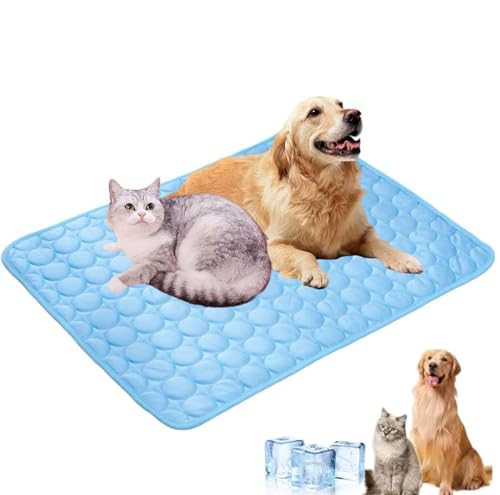 Opticnock Dog Cooling Mat, 2025 New Pet Cooling Mat, Kühlmatte für Hunde Selbst Kühlende Hundematte Sommer Kühlkissen hundematte, Rutschfest Kühldecke Hunde, Kühlmatte für Katzen Haustiere (XS) von Keeplus