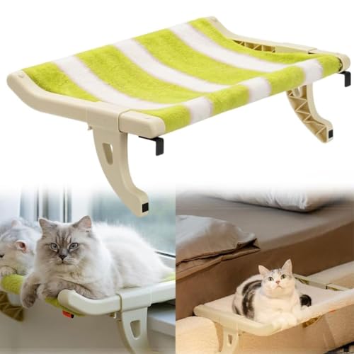 Sniffyuniverse Purrloft Cat Bed, Purrloft Bed for Cats, Hängematte für Katzenfenster Katzen Fensterliege, gemütliche Liegematte, Katzenbett Fenste, Katzen Hängematte Fenster Katzenbett Fensterbank von Keeplus