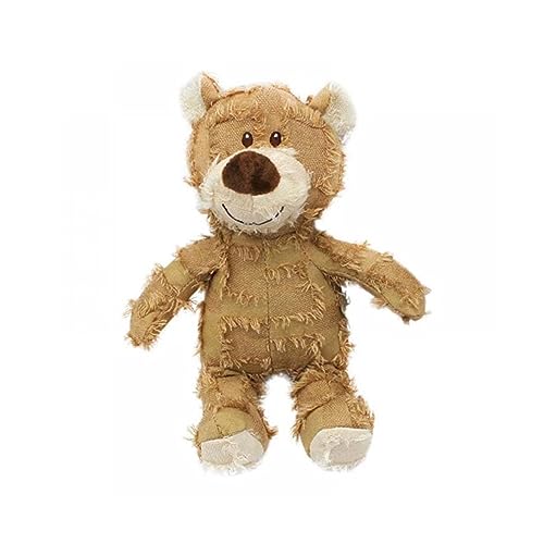 Unbreakable Bear Dog Toy, Unbreaka Bear, Indestructible Robust Bear, Hundespielzeug, Kauspielzeug Hund Fast Unzerstörbar, Quietschend Hunde Spielzeug, Unbreakable Bear Hundespielzeug (Braun, S) von Keeplus