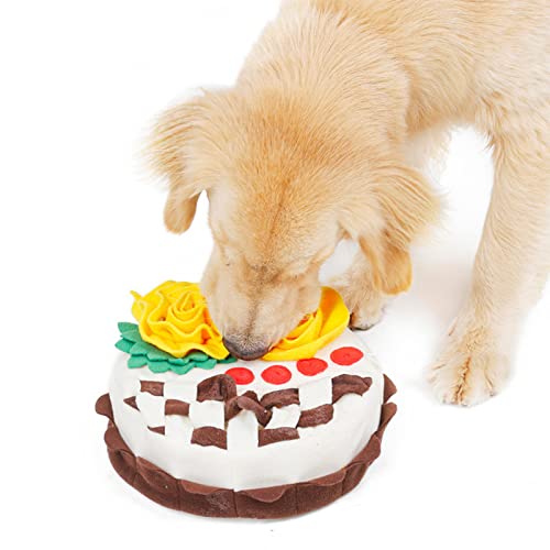 Keepmore Hunde Puzzle Fütterndes Spielzeug - Interaktiv Haustier Schnüffelspielzeug für Langeweile, Geruch/Biss/Natürliche Nahrungssuche Training von Keepmore