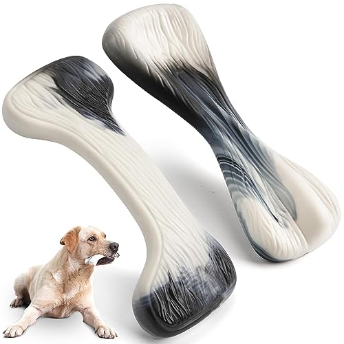 Robustes Hundespielzeug für aggressive Kauer, für große und mittelgroße Rassen (45,4 kg und unten), unzerstörbares Hundespielzeug für starkes Kauen, langlebige Hunde-Kauknochen, langlebig, von Keeyteek