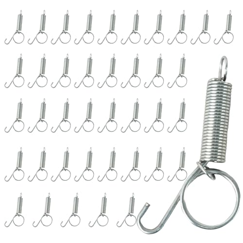 40 Stück Kaninchenkäfige Tür Metall Finger Feder Riegel Haken Multifunktionale Haustier Käfige Türfederriegel zur Befestigung von Kleintieren, Kaninchen, Hund, Katze, Papagei, Meerschweinchen 40 Stück Kaninchenkäfige Tür Metall Finger Feder Riegel Haken Multifunktionale Haustier Käfige Türfederriegel zur Befestigung von Kleintieren, Kaninchen, Hund, Katze, Papagei, Meerschweinchen von Keggaen