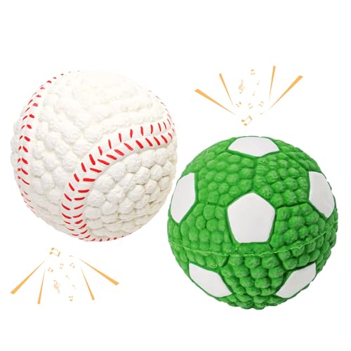 Hundespielzeug,2 Stück Jagdbälle für Hunde,Robuster und Vielseitiger Ball,Ball der auf der Wasseroberfläche Schwimmt,Hundefußball Spielzeug für Mittlere Große Hunde Innen & AußenUnterhaltung (03) Hundespielzeug,2 Stück Jagdbälle für Hunde,Robuster und Vielseitiger Ball,Ball der auf der Wasseroberfläche Schwimmt,Hundefußball Spielzeug für Mittlere Große Hunde Innen & AußenUnterhaltung (03) von Keho Keho Kehongdun