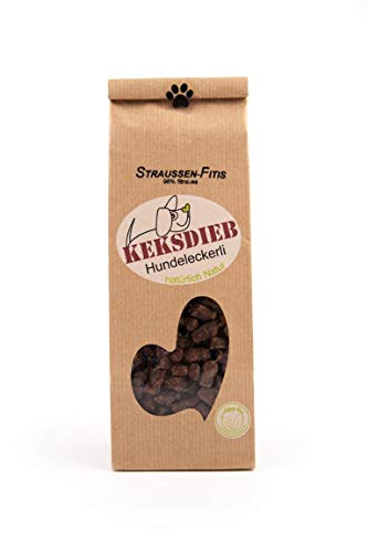 Hundesnack Keksdieb Fitis Strauß 125g von Keksdieb