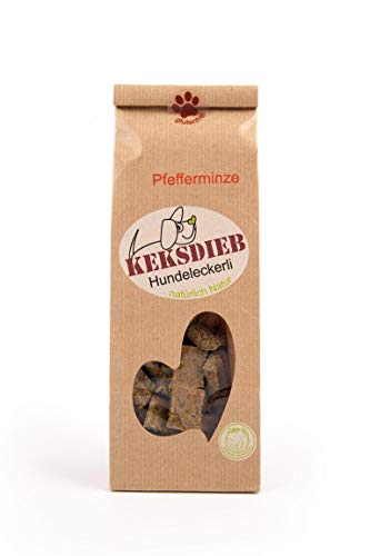 keksdieb Hundeleckerli Pfefferminz Wellen - glutenfrei 100g von Keksdieb