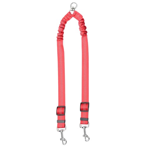 Doppelendige Haustierleinen für 2 Hunde, reißfestes Nylon, sicherer Clip, Ermüdungsreduzierung, für verschiedene Rassen, Doppelkopf-Hundeleine Doppelendige Haustierleinen für 2 Hunde, reißfestes Nylon, sicherer Clip, Ermüdungsreduzierung, für verschiedene Rassen, Doppelkopf-Hundeleine von Kelisdi