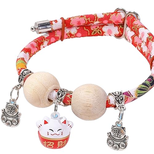 Hundehalsband-Halskette mit chinesischem Anhänger, elegante Holzperlen, Glücksanhänger für Geburtstag, Foto-Requisiten, großes Hundehalsband Hundehalsband-Halskette mit chinesischem Anhänger, elegante Holzperlen, Glücksanhänger für Geburtstag, Foto-Requisiten, großes Hundehalsband von Kelisdi