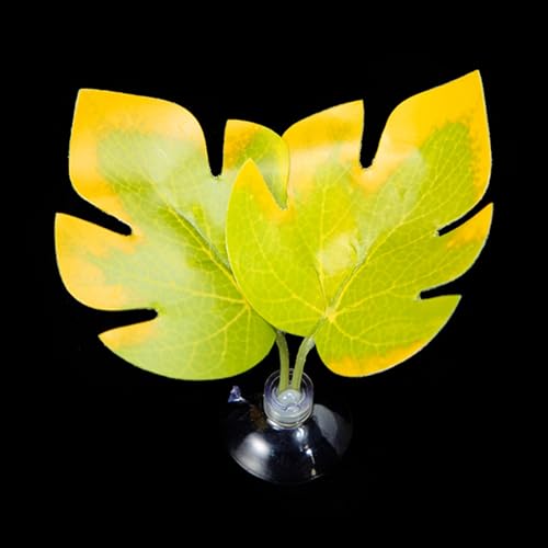 Kelisdi Aquarium-Dekoration für Bettas, ruhende Blätter, Hängematte, Laichbett für Bettas, Simulation, Aquarien, Landschaften, Pflanzen, Aquarien, Dekoration von Kelisdi