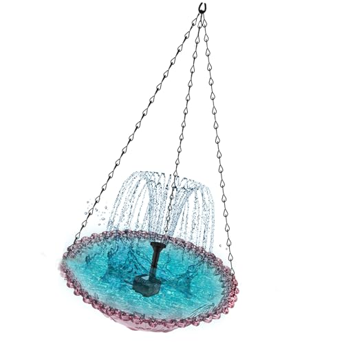 Kelisdi Dekorative Solar-Vogeltränke für Garten, Hof, Balkon, Vogelbeobachtung, Badewanne, Tablett für Naturliebhaber, Wasserschale, Vögel Kelisdi Dekorative Solar-Vogeltränke für Garten, Hof, Balkon, Vogelbeobachtung, Badewanne, Tablett für Naturliebhaber, Wasserschale, Vögel von Kelisdi
