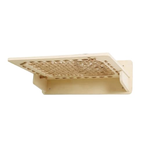 Kelisdi Robuste Hängematte aus Holz, für Katzen, Kletterregal, Möbel zum Klettern und Faulenzen, Haustier-Sprungplattform Kelisdi Robuste Hängematte aus Holz, für Katzen, Kletterregal, Möbel zum Klettern und Faulenzen, Haustier-Sprungplattform von Kelisdi