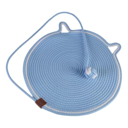 Kelisdi Spielmatte für Katzen, stilvolles Nest für kleine Welpen, Kätzchen, Cartoon-Kätzchen, Haustierbett für Haushalt, Baumwollseil, Katzen von Kelisdi