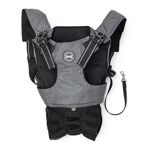 Legs Out Hundetragerucksack, freihändige Reisetasche, Haustier-Tragetasche, Rucksack, Vorderhund, für kleine Hunde von Kelisdi