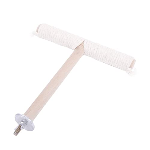 Sitzstange aus Naturholz, für Papageien, Vogel stehend, mit Baumwollseil, Schleifkralle für kleine Vögel, Papageien-Sitzstange, Naturholz für Vögel Sitzstange aus Naturholz, für Papageien, Vogel stehend, mit Baumwollseil, Schleifkralle für kleine Vögel, Papageien-Sitzstange, Naturholz für Vögel von Kelisdi