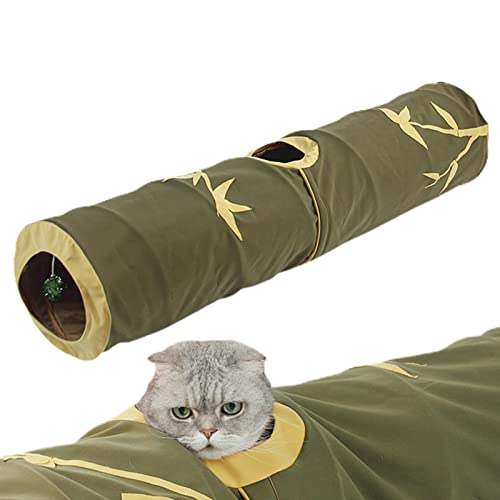 Haustier-Katzentunnel | Leichter Tunnel für Indoor-Katzen | lustiger doppellagiger Katzenspieltunnel für Indoor-Katzen, Welpen, Hunde, Kätzchen und Kaninchen Keloc von Keloc