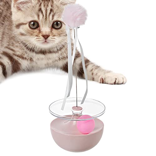 Katzenspielzeug, natürlich gefiedert, runder Boden, Katzenspielzeug für Training, lustiges interaktives Katzenspielzeug für Hauskatzen, Jagen, Trainieren, Haustierspielzeug für Zuhause, Cattery Keloc Katzenspielzeug, natürlich gefiedert, runder Boden, Katzenspielzeug für Training, lustiges interaktives Katzenspielzeug für Hauskatzen, Jagen, Trainieren, Haustierspielzeug für Zuhause, Cattery Keloc von Keloc