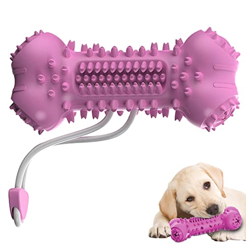 Kauspielzeug für Welpen zum Zahnen, TPR-Stimme für Hundezahnbürste | Hunde-Kauspielzeug, unzerstörbar, quietschendes Hundespielzeug für aggressive Kauen von Tieren Keloc von Keloc