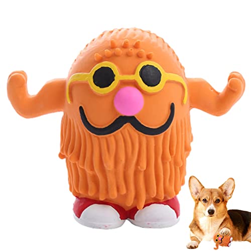 Quietschendes Latex-Hundespielzeug – interaktives Cartoon-Tier-Quietsch-Welpenspielzeug – lustiges süßes Hundespielzeug, quietschendes Hundekauen, selbstspielendes Spielzeug Keloc Quietschendes Latex-Hundespielzeug – interaktives Cartoon-Tier-Quietsch-Welpenspielzeug – lustiges süßes Hundespielzeug, quietschendes Hundekauen, selbstspielendes Spielzeug Keloc von Keloc